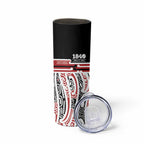 Personalised Toitu Te Tiriti Aotearoa 1840 Skinny Tumbler Red Kowhaiwhai Puhoro - Aussie Hoodie