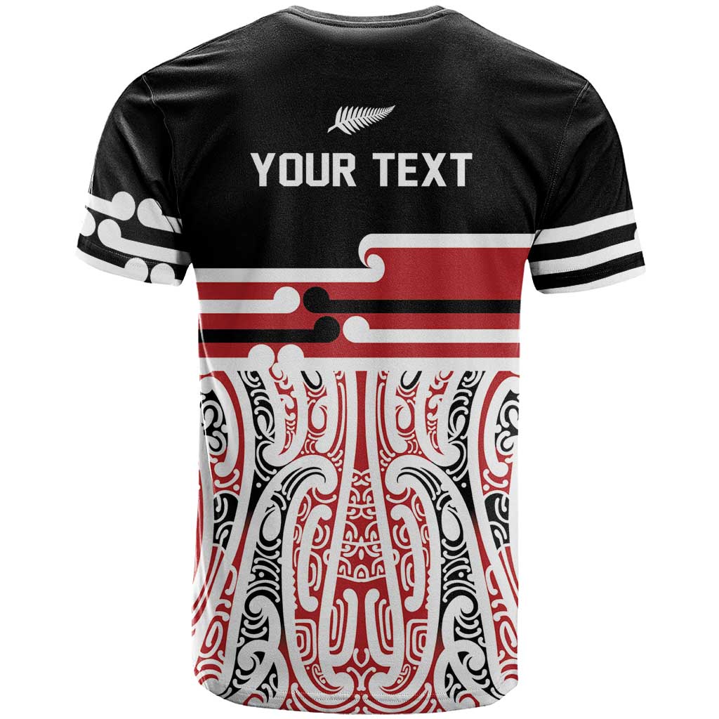 Personalised Toitu Te Tiriti Aotearoa 1840 T Shirt Red Kowhaiwhai Puhoro - Aussie Hoodie