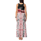 Personalised Toitu Te Tiriti Aotearoa 1840 Tank Maxi Dress Red Kowhaiwhai Puhoro - Aussie Hoodie