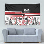 Personalised Toitu Te Tiriti Aotearoa 1840 Tapestry Red Kowhaiwhai Puhoro - Aussie Hoodie