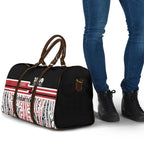 Personalised Toitu Te Tiriti Aotearoa 1840 Travel Bag Red Kowhaiwhai Puhoro - Aussie Hoodie