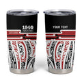 Personalised Toitu Te Tiriti Aotearoa 1840 Tumbler Cup Red Kowhaiwhai Puhoro - Aussie Hoodie