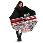 Personalised Toitu Te Tiriti Aotearoa 1840 Umbrella Red Kowhaiwhai Puhoro - Aussie Hoodie
