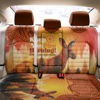 Australian Kangaroo Forests NAIDOC 2024 Back Car Seat Cover Aboriginal Art Style