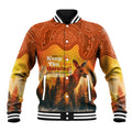 Australian Kangaroo Forests NAIDOC 2024 Baseball Jacket Aboriginal Art Style