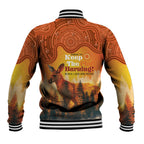 Australian Kangaroo Forests NAIDOC 2024 Baseball Jacket Aboriginal Art Style