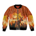 Australian Kangaroo Forests NAIDOC 2024 Bomber Jacket Aboriginal Art Style