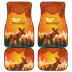 Australian Kangaroo Forests NAIDOC 2024 Car Mats Aboriginal Art Style