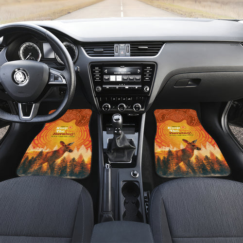 Australian Kangaroo Forests NAIDOC 2024 Car Mats Aboriginal Art Style
