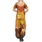 Australian Kangaroo Forests NAIDOC 2024 Family Matching Summer Maxi Dress and Hawaiian Shirt Aboriginal Art Style