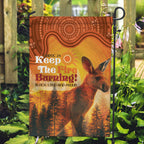Australian Kangaroo Forests NAIDOC 2024 Garden Flag Aboriginal Art Style