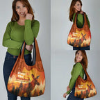 Australian Kangaroo Forests NAIDOC 2024 Grocery Bag Aboriginal Art Style