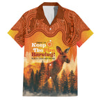 Australian Kangaroo Forests NAIDOC 2024 Hawaiian Shirt Aboriginal Art Style