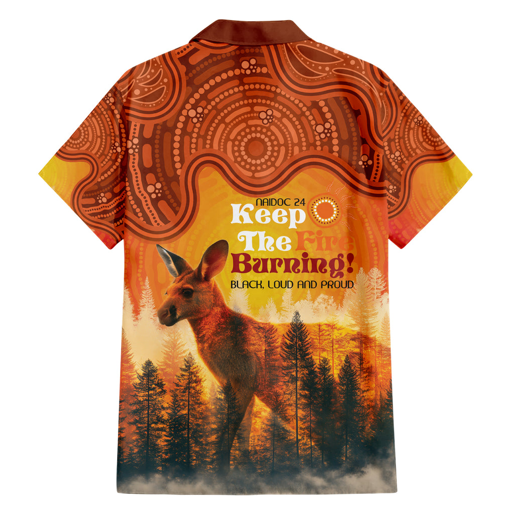 Australian Kangaroo Forests NAIDOC 2024 Hawaiian Shirt Aboriginal Art Style