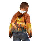 Australian Kangaroo Forests NAIDOC 2024 Kid Hoodie Aboriginal Art Style