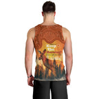 Australian Kangaroo Forests NAIDOC 2024 Men Tank Top Aboriginal Art Style