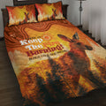 Australian Kangaroo Forests NAIDOC 2024 Quilt Bed Set Aboriginal Art Style