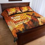 Australian Kangaroo Forests NAIDOC 2024 Quilt Bed Set Aboriginal Art Style
