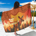 Australian Kangaroo Forests NAIDOC 2024 Sarong Aboriginal Art Style