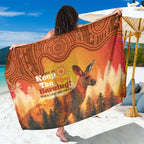 Australian Kangaroo Forests NAIDOC 2024 Sarong Aboriginal Art Style