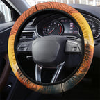 Australian Kangaroo Forests NAIDOC 2024 Steering Wheel Cover Aboriginal Art Style