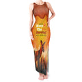Australian Kangaroo Forests NAIDOC 2024 Tank Maxi Dress Aboriginal Art Style