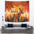 Australian Kangaroo Forests NAIDOC 2024 Tapestry Aboriginal Art Style