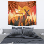 Australian Kangaroo Forests NAIDOC 2024 Tapestry Aboriginal Art Style