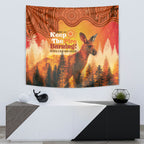 Australian Kangaroo Forests NAIDOC 2024 Tapestry Aboriginal Art Style