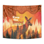 Australian Kangaroo Forests NAIDOC 2024 Tapestry Aboriginal Art Style