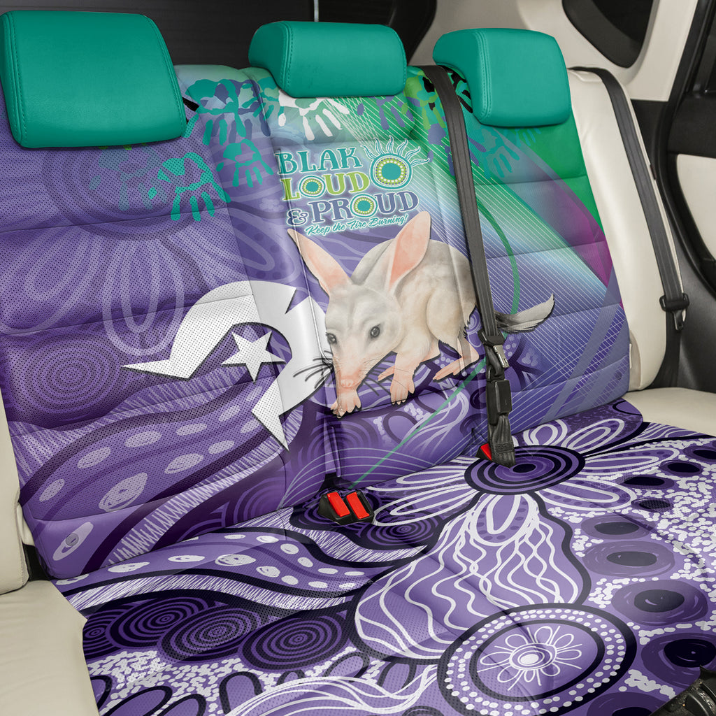 Vivid Bilby NAIDOC 2024 Back Car Seat Cover Macrotis Aboriginal Art Style