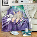 Vivid Bilby NAIDOC 2024 Blanket Macrotis Aboriginal Art Style