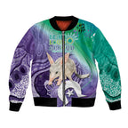 Vivid Bilby NAIDOC 2024 Bomber Jacket Macrotis Aboriginal Art Style