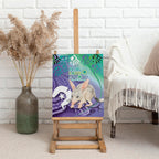 Vivid Bilby NAIDOC 2024 Canvas Wall Art Macrotis Aboriginal Art Style