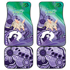 Vivid Bilby NAIDOC 2024 Car Mats Macrotis Aboriginal Art Style