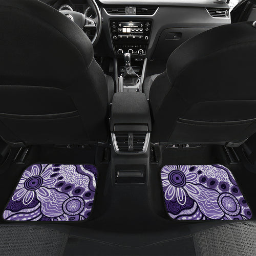 Vivid Bilby NAIDOC 2024 Car Mats Macrotis Aboriginal Art Style