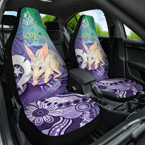 Vivid Bilby NAIDOC 2024 Car Seat Cover Macrotis Aboriginal Art Style