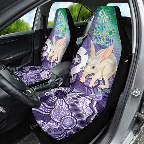 Vivid Bilby NAIDOC 2024 Car Seat Cover Macrotis Aboriginal Art Style