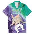 Vivid Bilby NAIDOC 2024 Family Matching Mermaid Dress and Hawaiian Shirt Macrotis Aboriginal Art Style