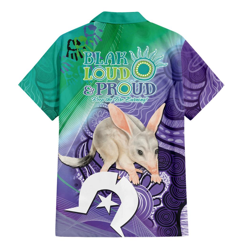 Vivid Bilby NAIDOC 2024 Family Matching Mermaid Dress and Hawaiian Shirt Macrotis Aboriginal Art Style