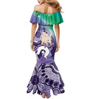 Vivid Bilby NAIDOC 2024 Family Matching Mermaid Dress and Hawaiian Shirt Macrotis Aboriginal Art Style