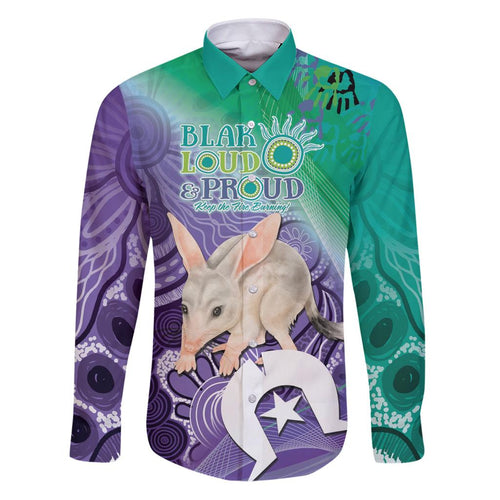 Vivid Bilby NAIDOC 2024 Family Matching Puletasi and Hawaiian Shirt Macrotis Aboriginal Art Style