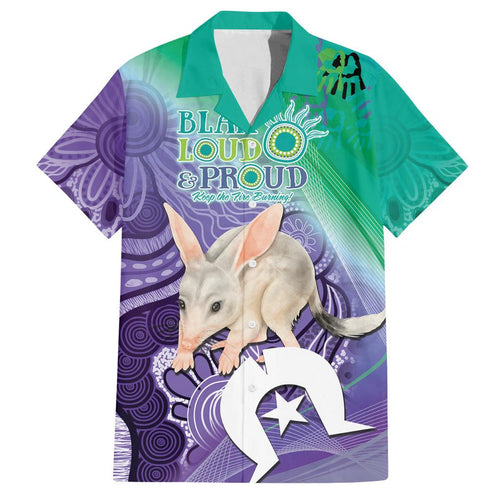 Vivid Bilby NAIDOC 2024 Family Matching Summer Maxi Dress and Hawaiian Shirt Macrotis Aboriginal Art Style