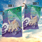 Vivid Bilby NAIDOC 2024 Garden Flag Macrotis Aboriginal Art Style