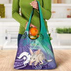 Vivid Bilby NAIDOC 2024 Grocery Bag Macrotis Aboriginal Art Style