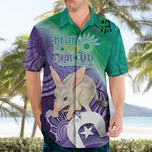 Vivid Bilby NAIDOC 2024 Hawaiian Shirt Macrotis Aboriginal Art Style