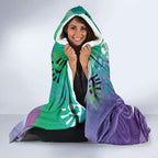 Vivid Bilby NAIDOC 2024 Hooded Blanket Macrotis Aboriginal Art Style