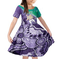 Vivid Bilby NAIDOC 2024 Kid Short Sleeve Dress Macrotis Aboriginal Art Style