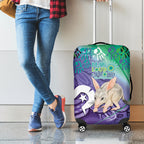 Vivid Bilby NAIDOC 2024 Luggage Cover Macrotis Aboriginal Art Style