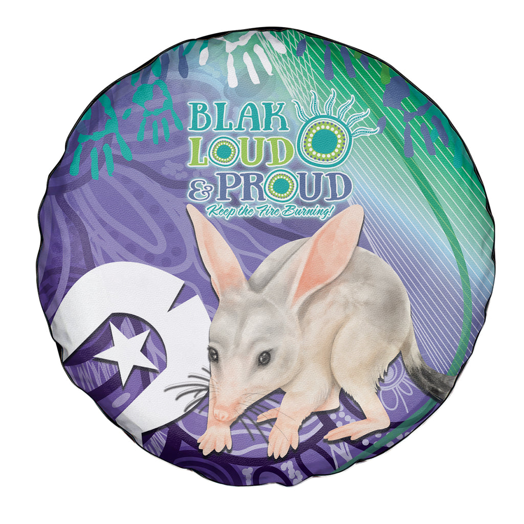 Vivid Bilby NAIDOC 2024 Spare Tire Cover Macrotis Aboriginal Art Style
